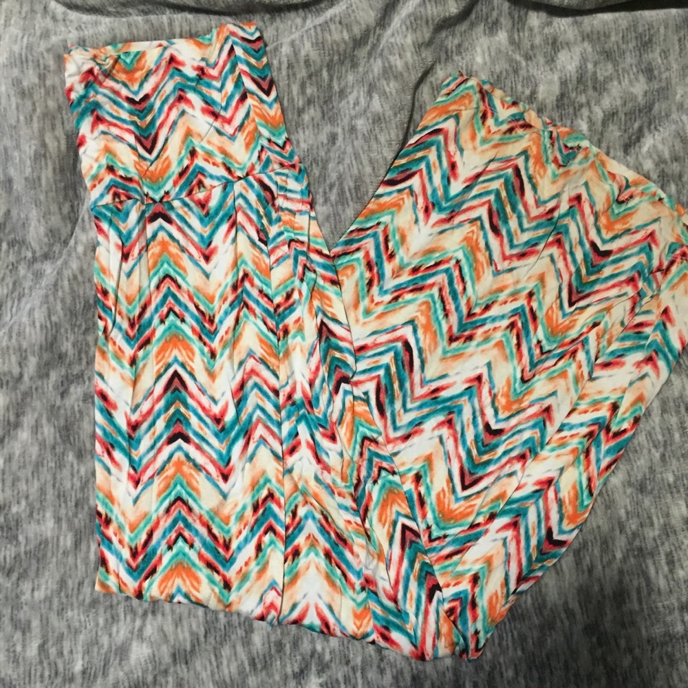Multi colored maxi skirt
